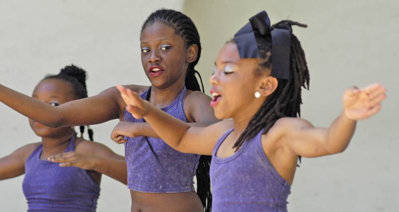 Dancers from theFab Dance Academy watch each other during a performance at the Juneteenth event. The Sauk Valley Diversity Alliance hosted a Juneteenth Celebration Event on Saturday, June 21st, 2025 at the Grandon Civic Center in Sterling.