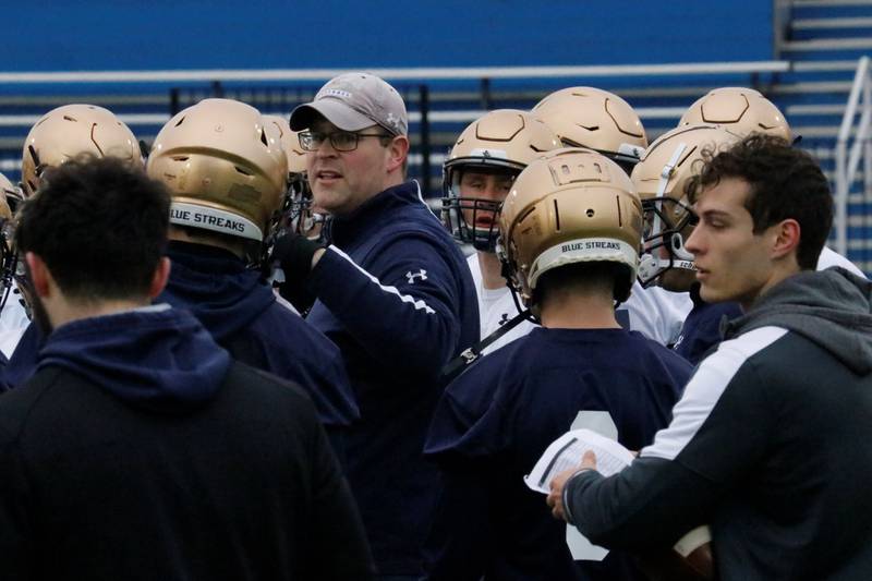 Prairie Ridge graduate Drew Nystrom, who played college football at Bowling Green, is serving as the interim head coach this season at NCAA Division III John Carroll University.