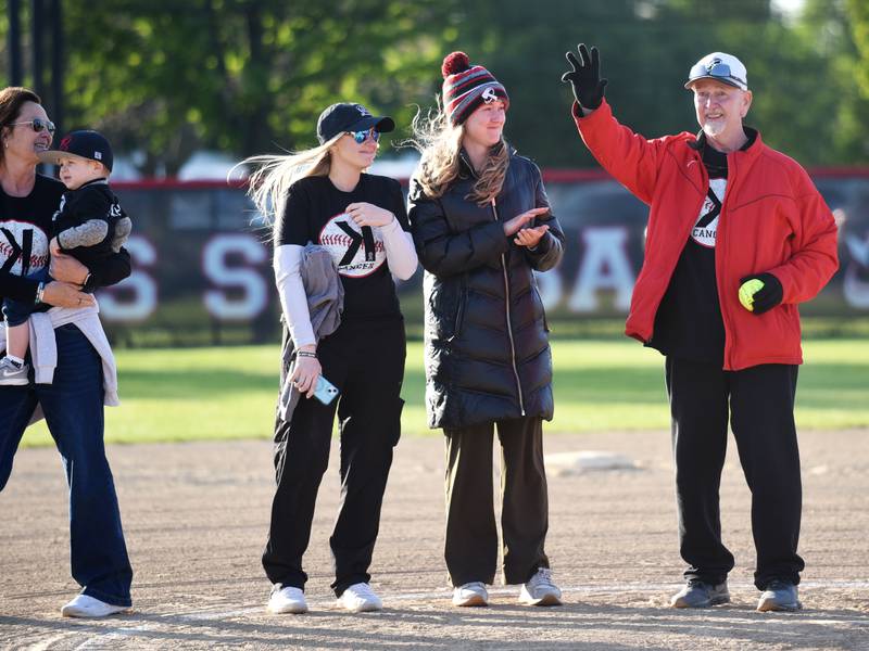 Bishop McNamara, Bradley-Bourbonnais softball come together to strike out cancer