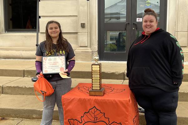 Sycamore Pumpkin Fest contest winner eager for fun to begin