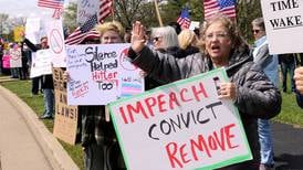 Photos: Protesters gather in DeKalb for May Day Rally for Democracy