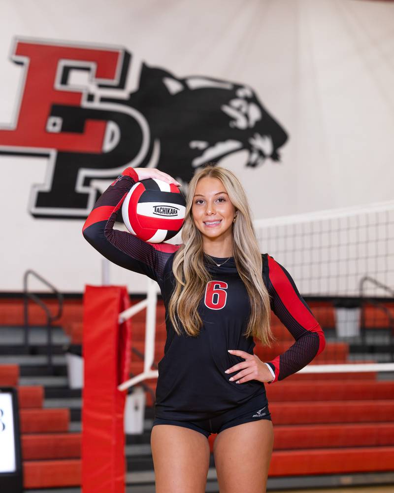Erie-Prophetstown senior volleyball player Jamie Neumiller