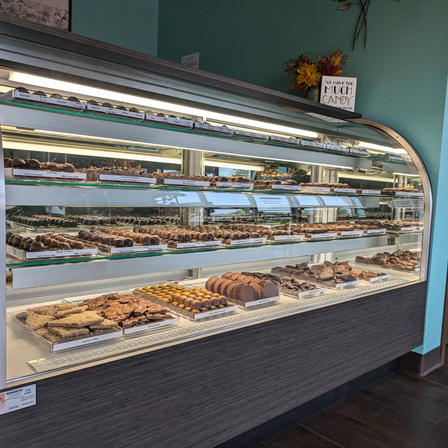 The Chocolate Shoppe opened its new location at 12700 U.S. 34 in Plano. The new location allows them to make and sell chocolate, along with hose community events, all in one location.
