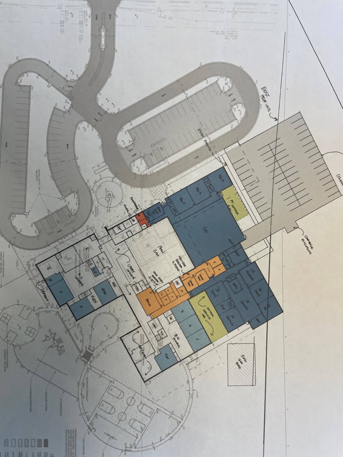 A sketch of what Waltham Elementary could look like if voters approve the $10 million in funding. The sketches were presented Tuesday, July 18, 2023, to the Waltham Elementary School Board.