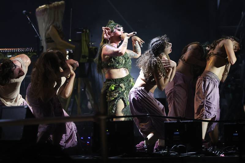 Melanie Martinez performs at Lollapalooza on Sunday, Aug. 4, 2024 in Chicago.