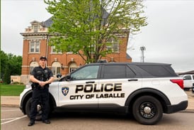 La Salle police officer Moreno cleared for solo patrol after completing training