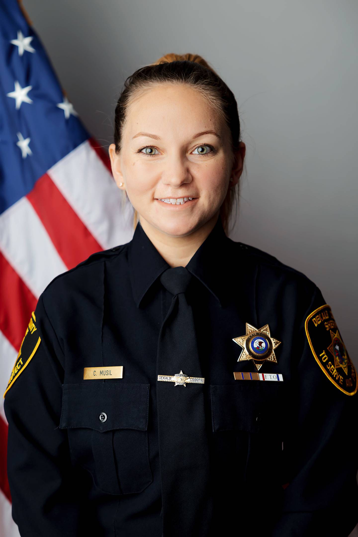 DeKalb County Sheriff's Deputy Christina Musil, 35, a five-year member of the office, was killed Thursday, March 28, 2024, after her squad car was rear-ended by a truck, according to the Illinois State Police. Musil also was a military veteran who served in Afghanistan, the sheriff's office said.