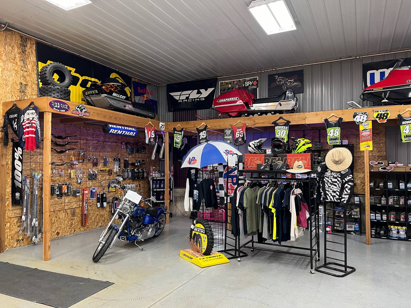 The interior of Surface Ride Shop in Diamond.