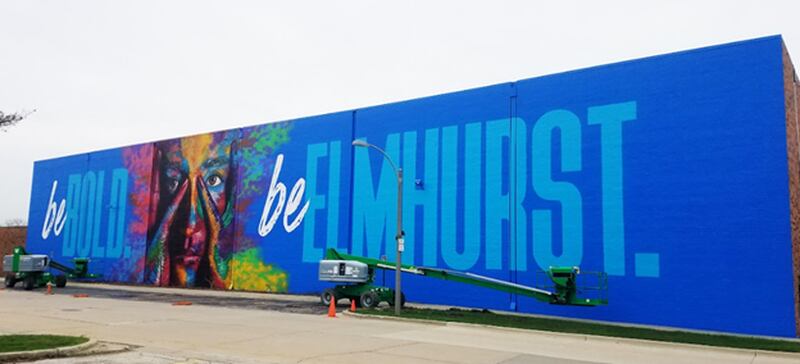 Be Bold, Elmhurst, IL. 2022. Rafael Blanco & Andrew Sobol. Photo by Rafael Blanco