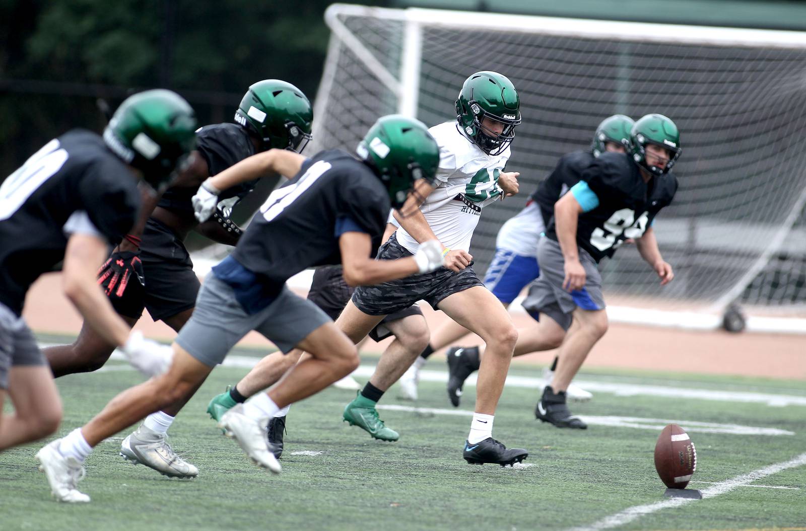 Photos Glenbard West football practice Shaw Local