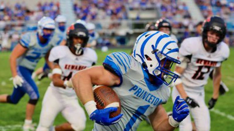 Princeton’s Casey Etheridge approaches Bureau County rushing record: BCR Week 5 Notebook