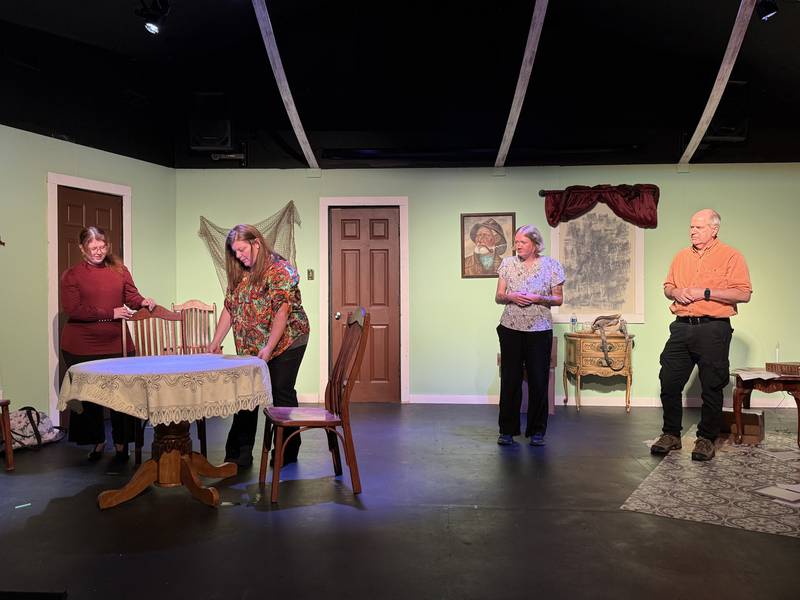 Kylie Atkins, Lisa Gifford, Kitt Astrophe and William Gillespie perform "The Great Beyond."