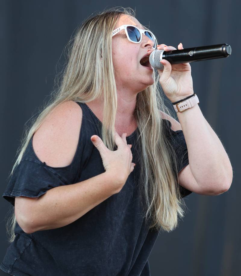 The band Six Pack performs on the Sound Stage the first night of Corn Fest Friday, Aug. 26, 2022, in DeKalb.
