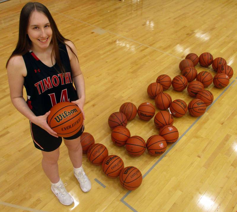 Timothy Christian senior Grace Roland recently became the xth player in program history to score her 1,000th career point.