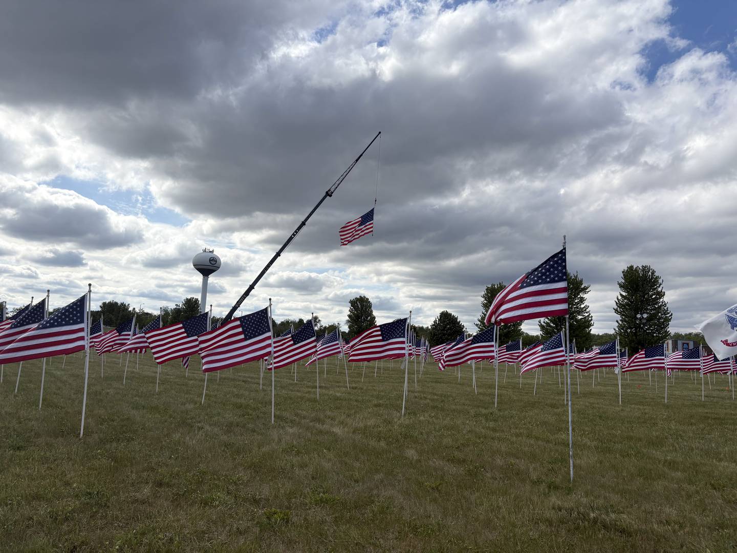 The Field of the Fallen in Cary pictured May 23, 2026.