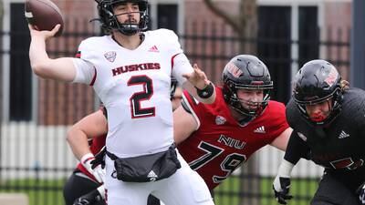 NIU football: Aurora Christian grad Ethan Hampton wraps up spring of filling in as No. 1 QB