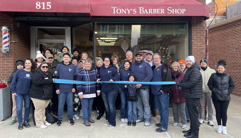 Tony’s Barber Shop at 815 Peoria St. in Peru hosted its grand reopening Monday with a ribbon cutting ceremony attended by friends, family, public officials and patrons.