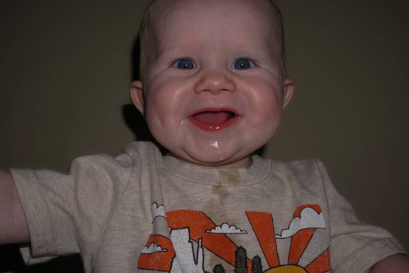 Caelum Swanson - 8 month old son of Gabrielle Reed and Justin Swanson of Princeton.