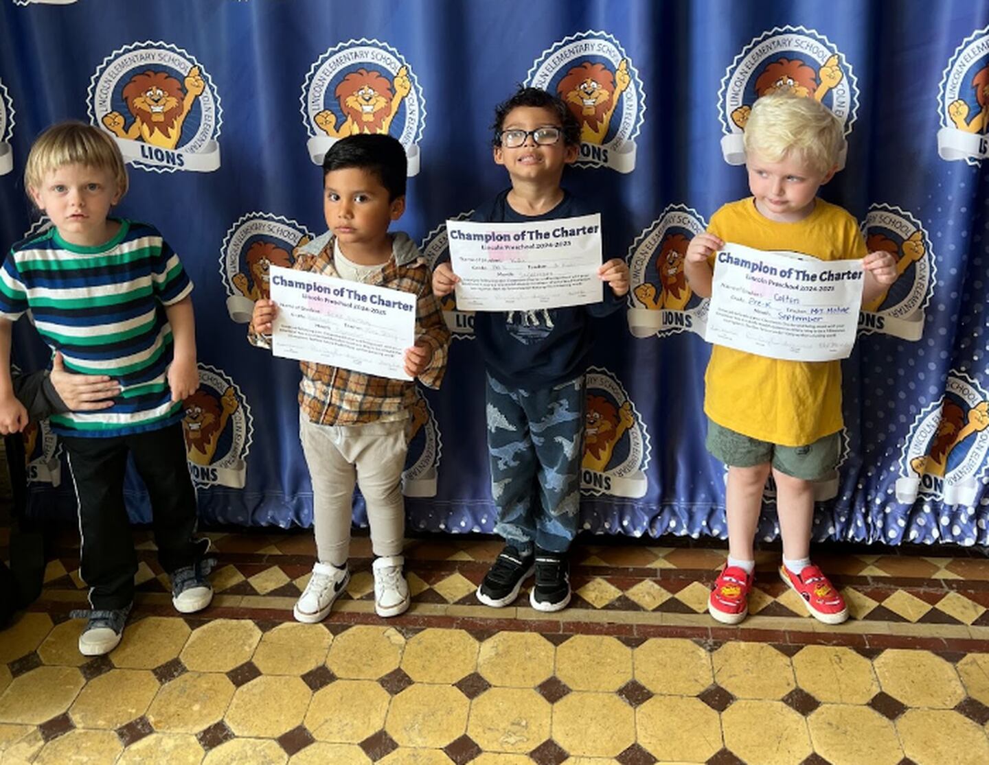 Additionally, pre-kindergartners Scarlett B., Remy S., Lincoln B., Colton M., Bella W., Elias D. T., Camila K., Kai C., Emily H. and Kaz S.-D. were recognized.
