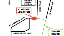 Road closure starts in Crystal Lake Monday as creek restoration resumes