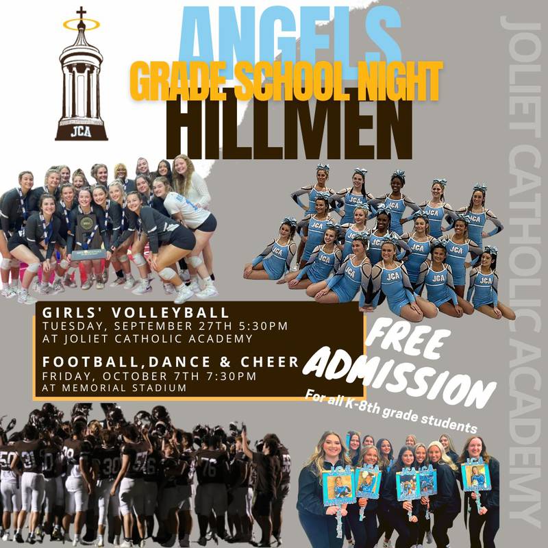 Join Joliet Catholic Academy for Grade School Night on September 27th