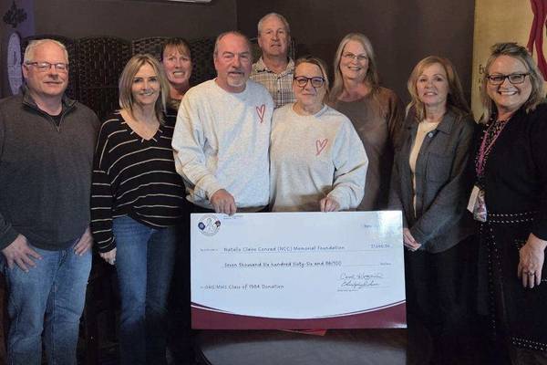 OHS/MHS Class of 1984 donates $7.5K to Natalie Claire Conrad Memorial Foundation