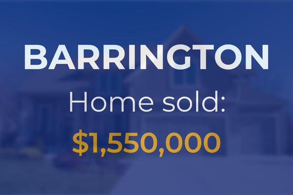 Single-family home in Barrington sells for $1.55 million