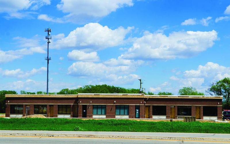 The Dispensary, a place where local patients with state permits can purchase medical marijuana, will be opening soon in the center of a new shopping center at state Routes 84 and 136 in Fulton. There will be an open house at 5 p.m. May 17. (Sauk Valley Media photo/Alex T. Paschal)