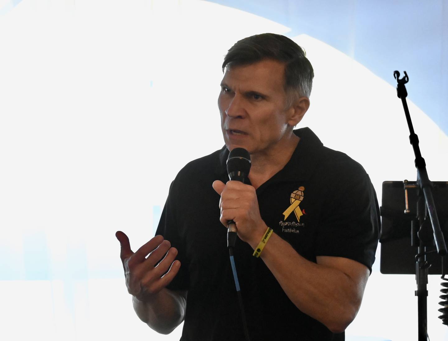 Dr. Charles Keller, Research Director, from the Children’s Cancer Therapy Development Institute attended the golf outing and shared the impact that Megan Bugg’s legacy and the Megan’s Mission Foundation has had on the childhood cancer community.