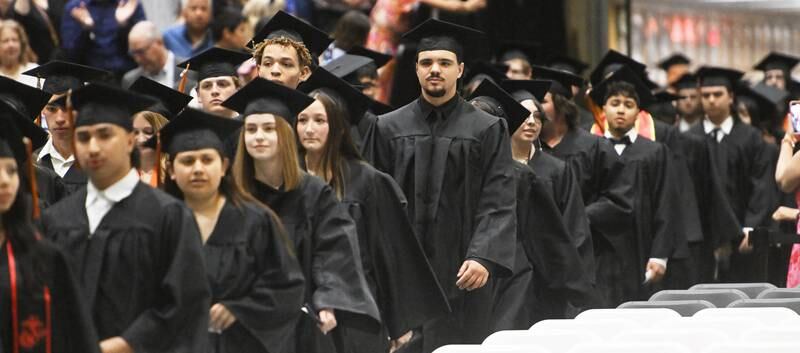 Wheaton Warrenville South High School held its graduation ceremony on Saturday, May 25, 2024 at the College of DuPage in Glen Ellyn.