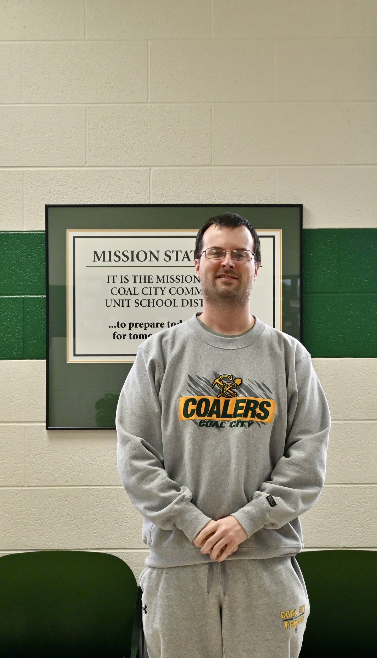 As the tennis coach and a sponsor for the ping pong club the relationships he builds with his students extend past his classroom.