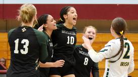 Bishop McNamara starts fast, holds off late Kankakee rally to sweep first leg of All-City