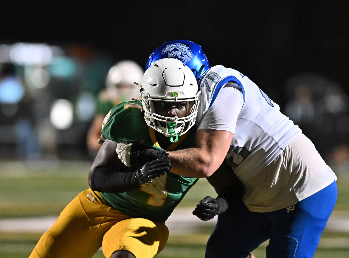 Providence Catholic's Lamar Winfield (4) in action during the non-conference game against St. Francis on Friday, SEP. 26, 2025, at New Lenox.
