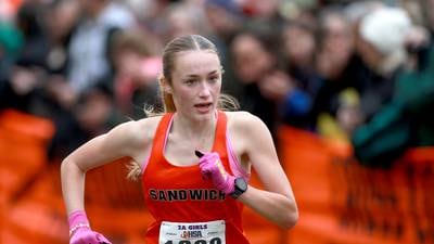 Sunny Weber surges to Sandwich’s first state cross country championship