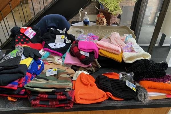 Bertolet Memorial Library’s mitten tree is ready for donations