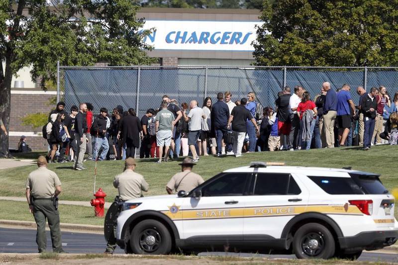 School swattings made headlines in the 2022-23 school year. Dundee-Crown High School fell victim to a swatting call on Aug. 30. Swatting occurs when a caller phones in a fake report of violence or threat of violence in the hopes of drawing a large police presence.