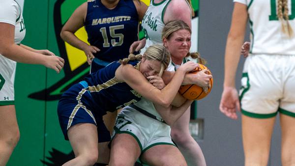 Photos: Seneca vs. Marquette girls basketball in the Falcon-Irish Thanksgiving Tournament