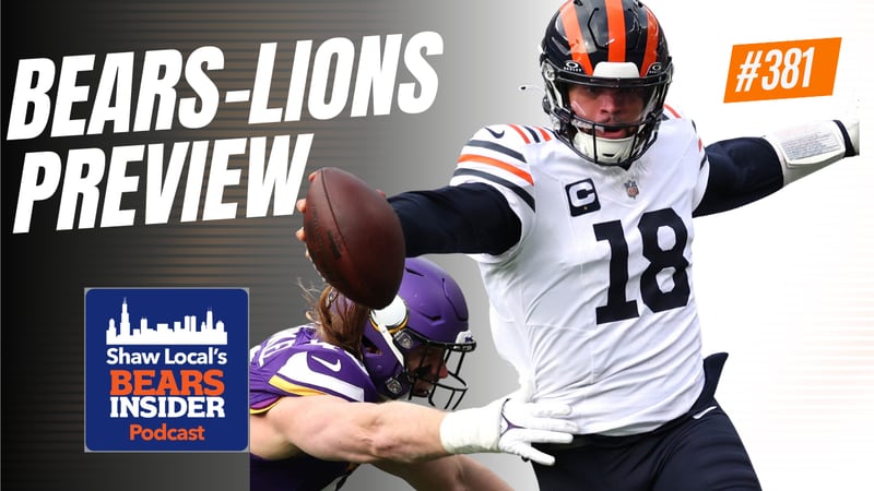 Bears Insider Podcast Episode 381: Bears-Lions preview