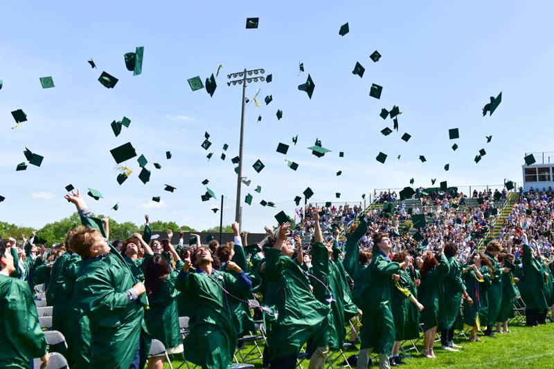 Crystal Lake South High School's class of 2026 graduates on May 16, 2026.