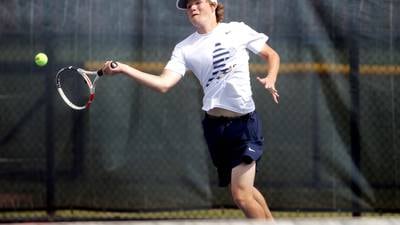 Boys tennis: Sterling’s Peterson bows out at state meet