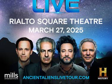 ‘Ancient Aliens Live’ to bring interactive fun to Rialto Square Theatre 