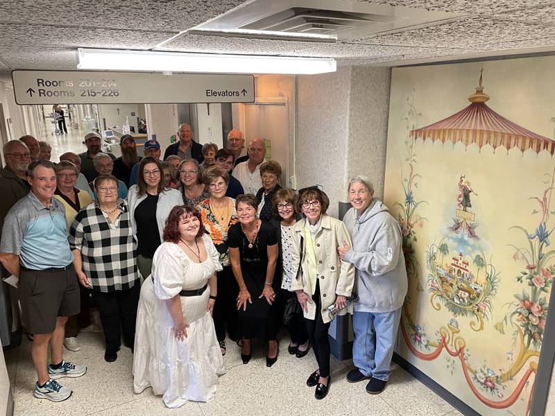 The OSF Saint Clare in Princeton was recently gifted an original work of art by the family of the late artist, Betty Jewel “B.J.” Wagner. Her last original painting, “Noah’s Ark,” is now displayed on the second floor of the Medical/Surgical Acute Unit, across from the waiting room.