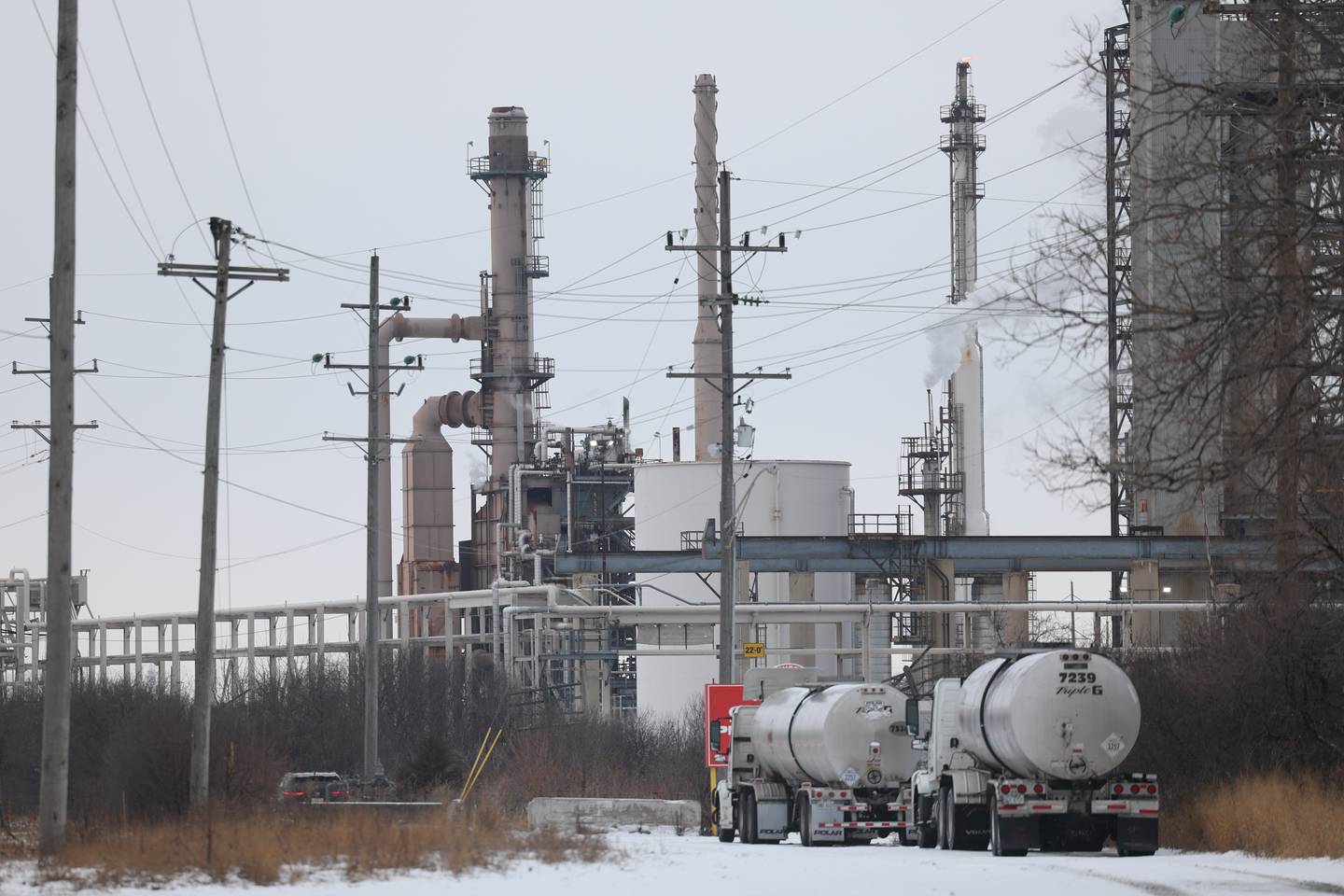 Citgo refinery in Lemont, Friday January 27th, 2023.