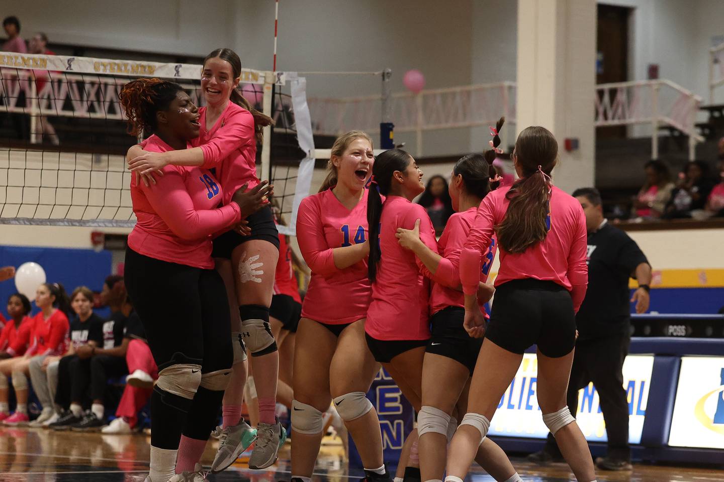 Joliet West volleyball rallies to top Joliet Central on Pink Heals