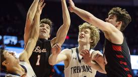 Photos: New Trier plays Benet in the IHSA 4A boys basketball semifinals