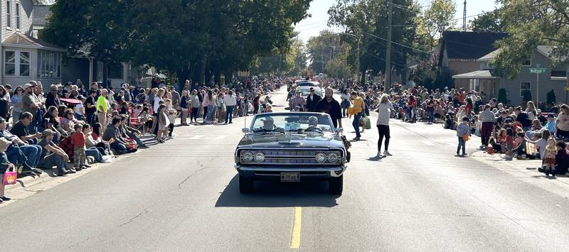 The streets were lined in Oregon for the parade during the Autumn on Parade festival  on Sunday, Oct. 6, 2024 in Oregon.