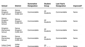 How did my DeKalb County school do on the 2024 Illinois School Report Card?