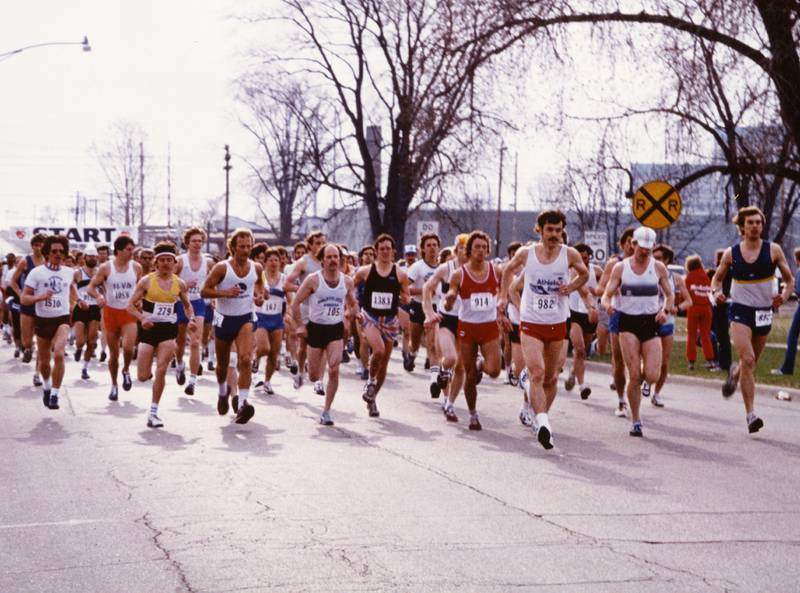 A marathon was held in Lake County for 20 years beginning in 1980. Footage and items from the race are part of the special exhibit, "Ready, Set, Go! Lake County's Racing History," opening at the Dunn Museum April 15.