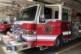 Barn catches fire near McHenry, damages nearby house