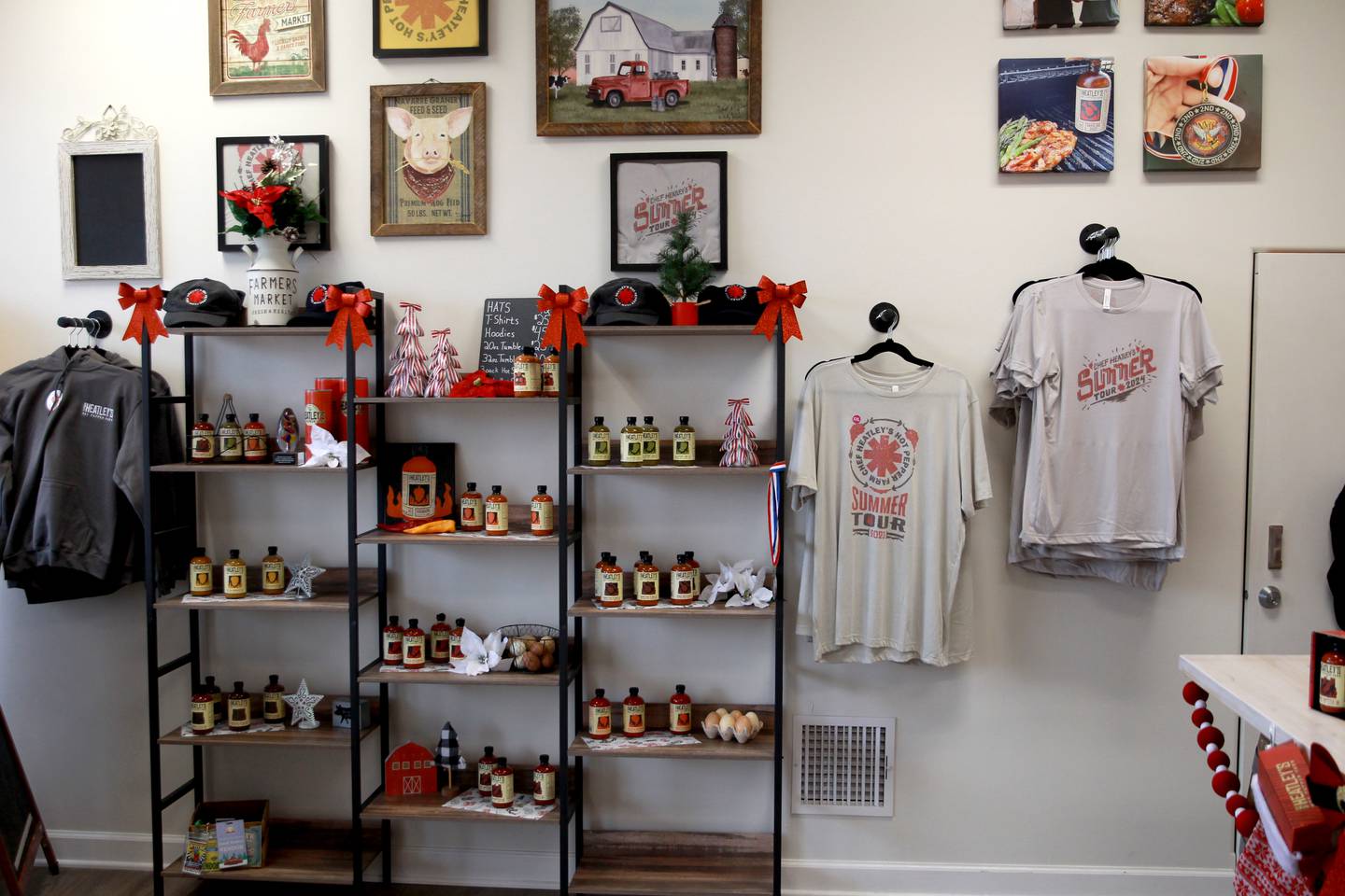 Chef Heatley's Hot Pepper Farm in Sandwich specializes in creating artisan hot sauces.